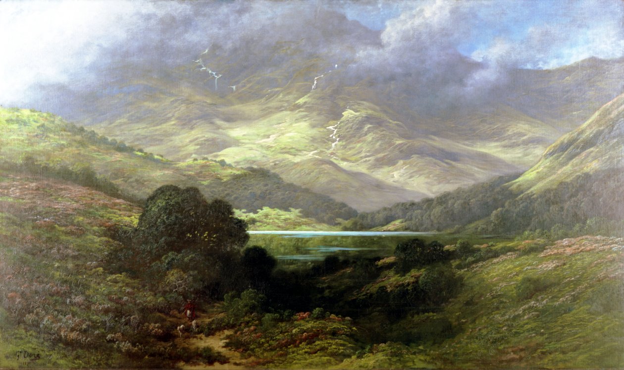 szkodzkie wzgórza autorstwa Gustave Dore
