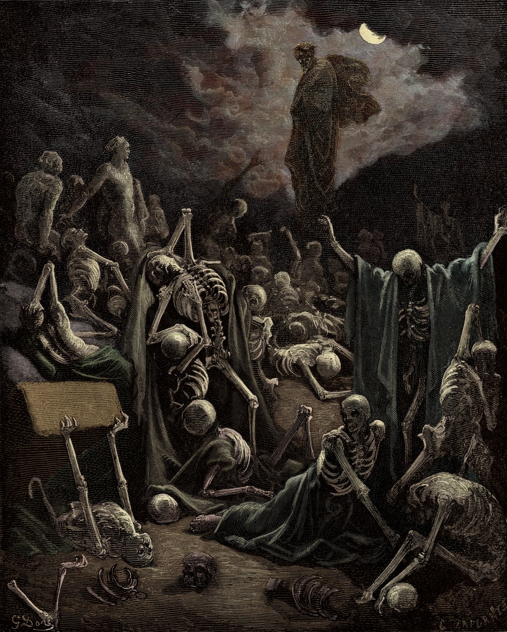 Wizja Ezechiela autorstwa Gustave Dore