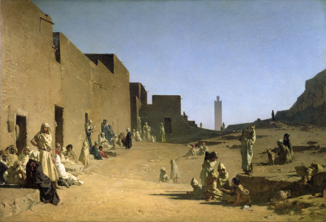 Laghouat na algierskiej Saharze, 1879 autorstwa Gustave Guillaumet