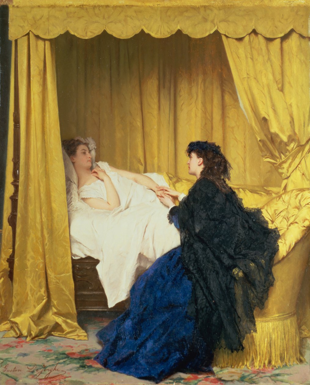 rekonwalescent autorstwa Gustave Léonard de Jonghe