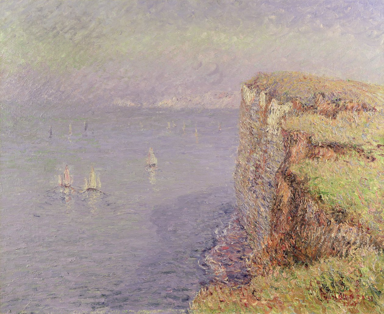 Klify w Normandii, 1901 autorstwa Gustave Loiseau