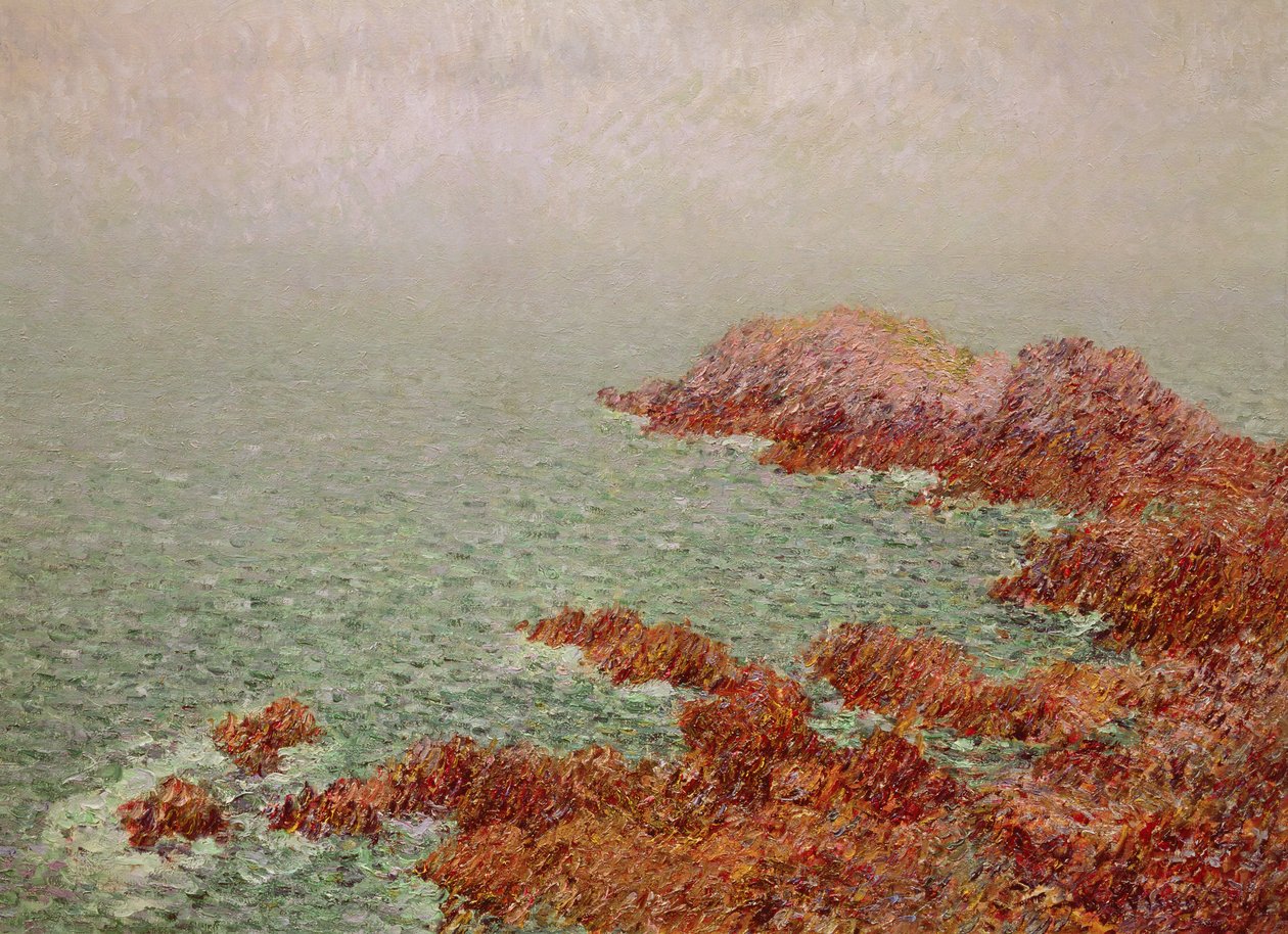 Czerwone skały: Belle-Isle, 1904 autorstwa Gustave Loiseau