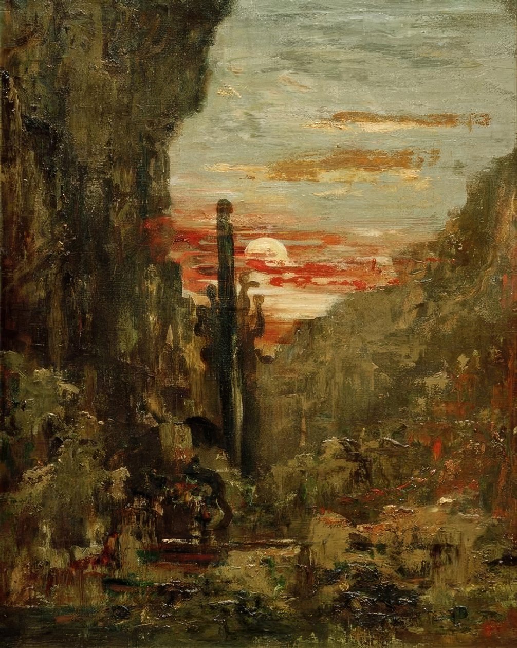 Herkules i Hydra z Lerna autorstwa Gustave Moreau