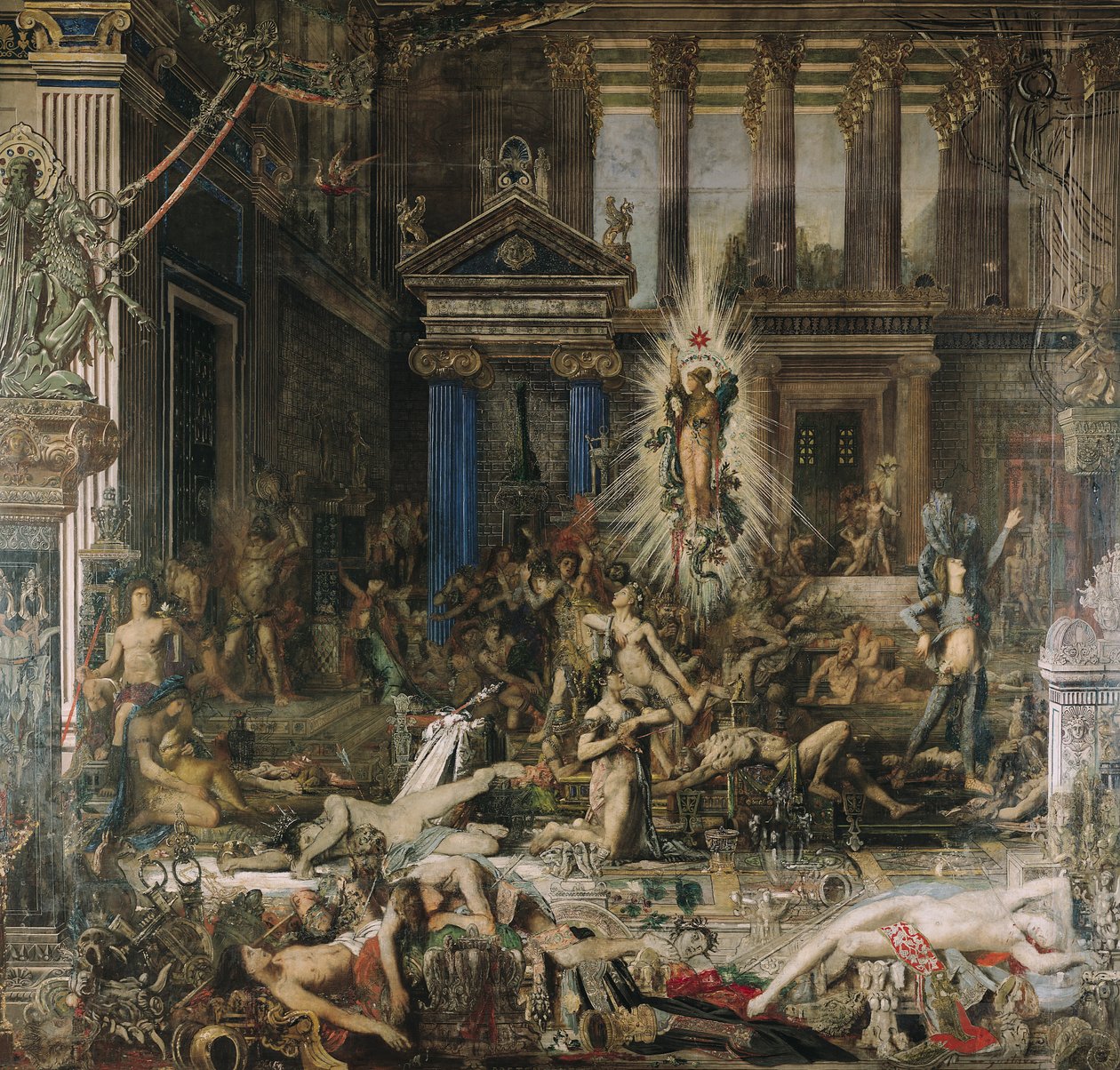 Pretendenci, 1862-98 autorstwa Gustave Moreau