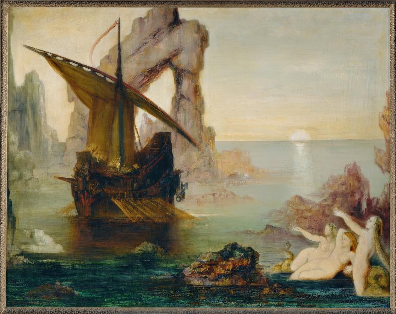 Syreny (Ulisses i Syreny) autorstwa Gustave Moreau