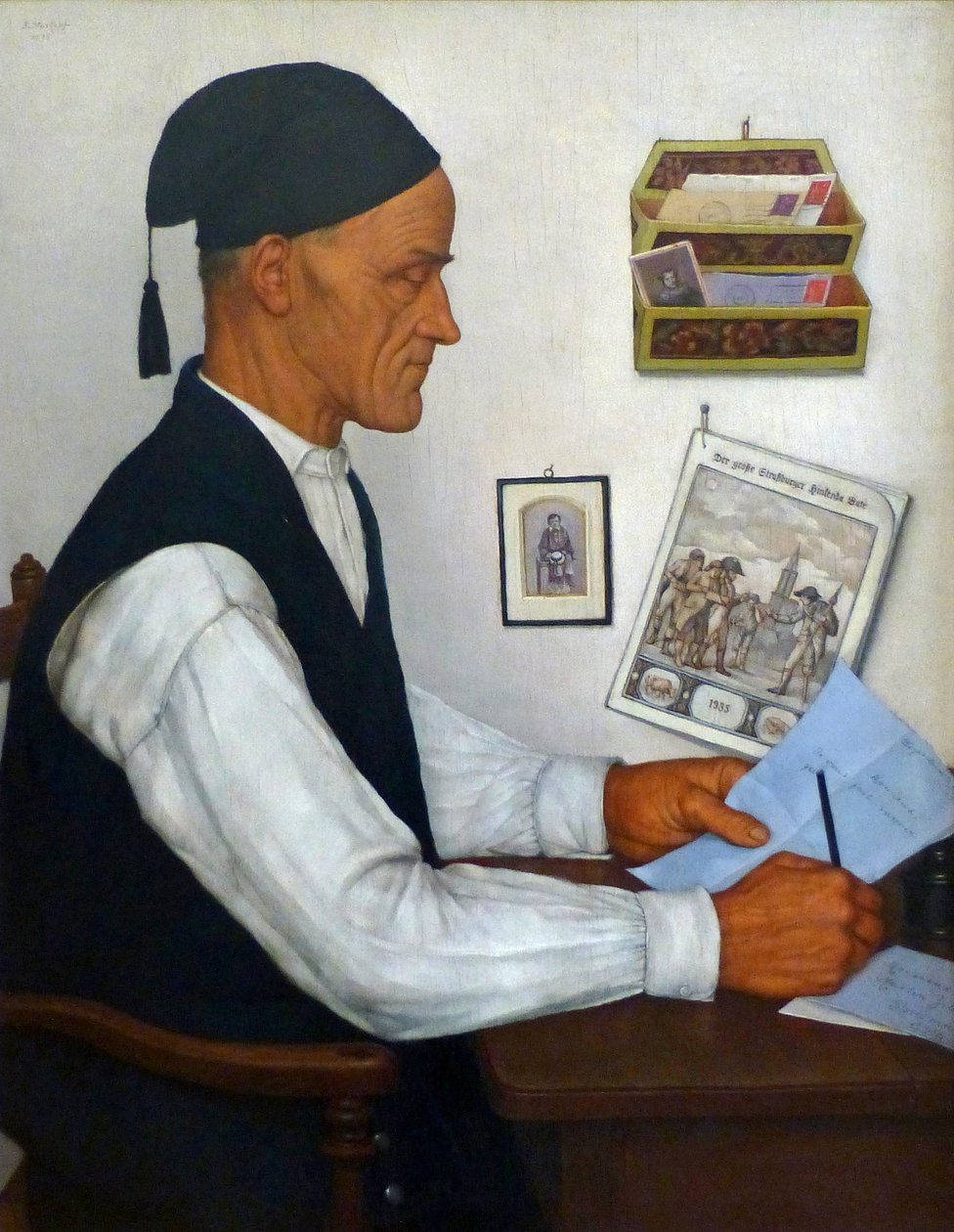 Kulawy posłaniec, 1935 autorstwa Gustave Stoskopf