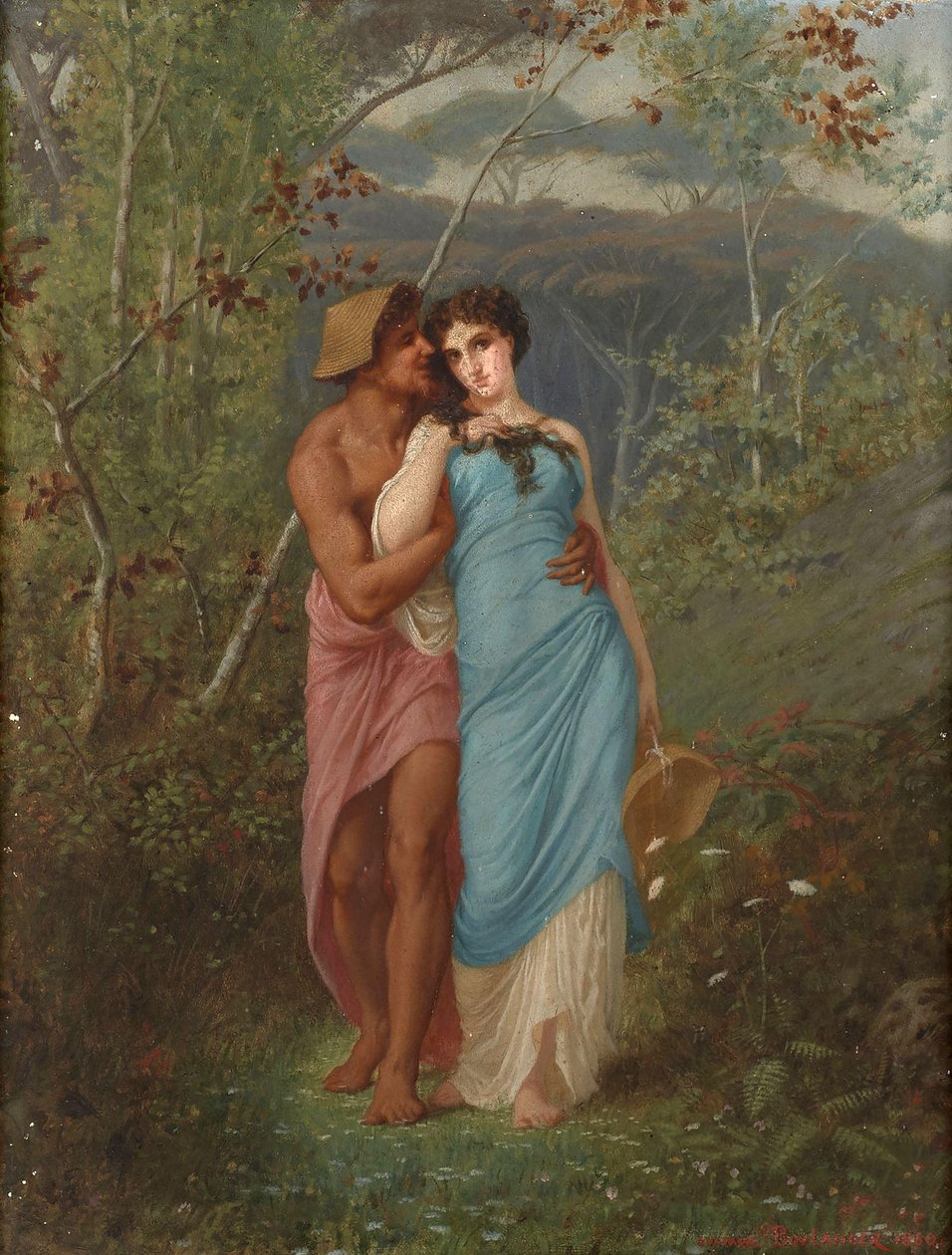 Galatea i pasterz Acis autorstwa Gustave Boulanger