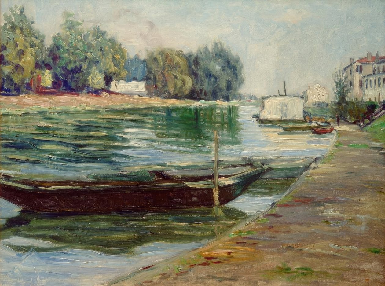 Brzegi Sekwany autorstwa Gustave Caillebotte