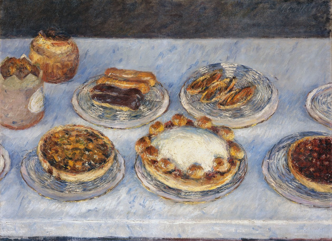 Ciasta, 1881 autorstwa Gustave Caillebotte