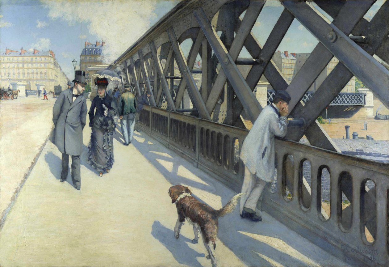 Most Europy, 1876. autorstwa Gustave Caillebotte