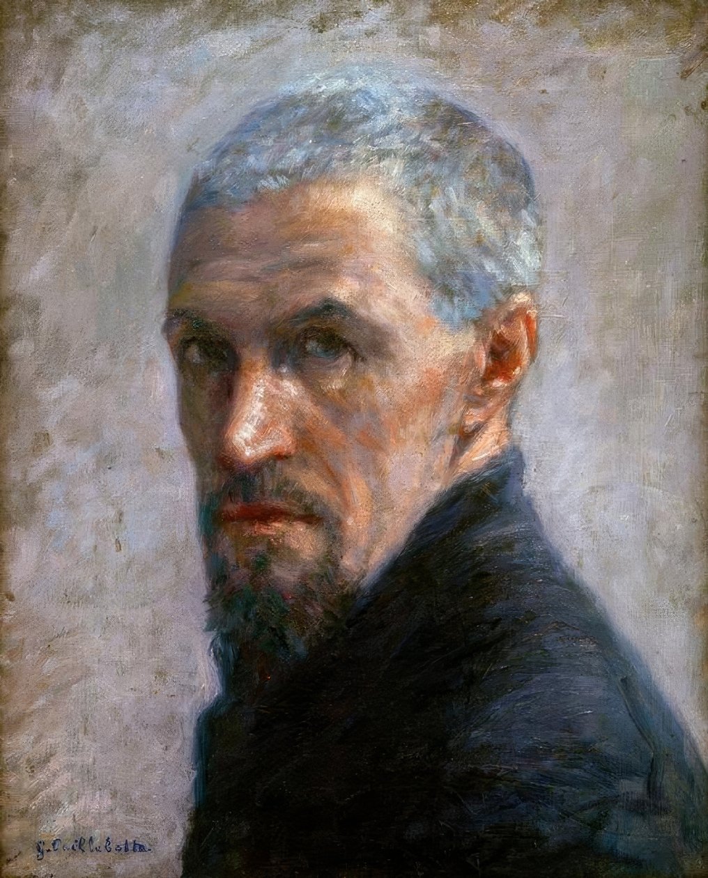 Portret artysty autorstwa Gustave Caillebotte