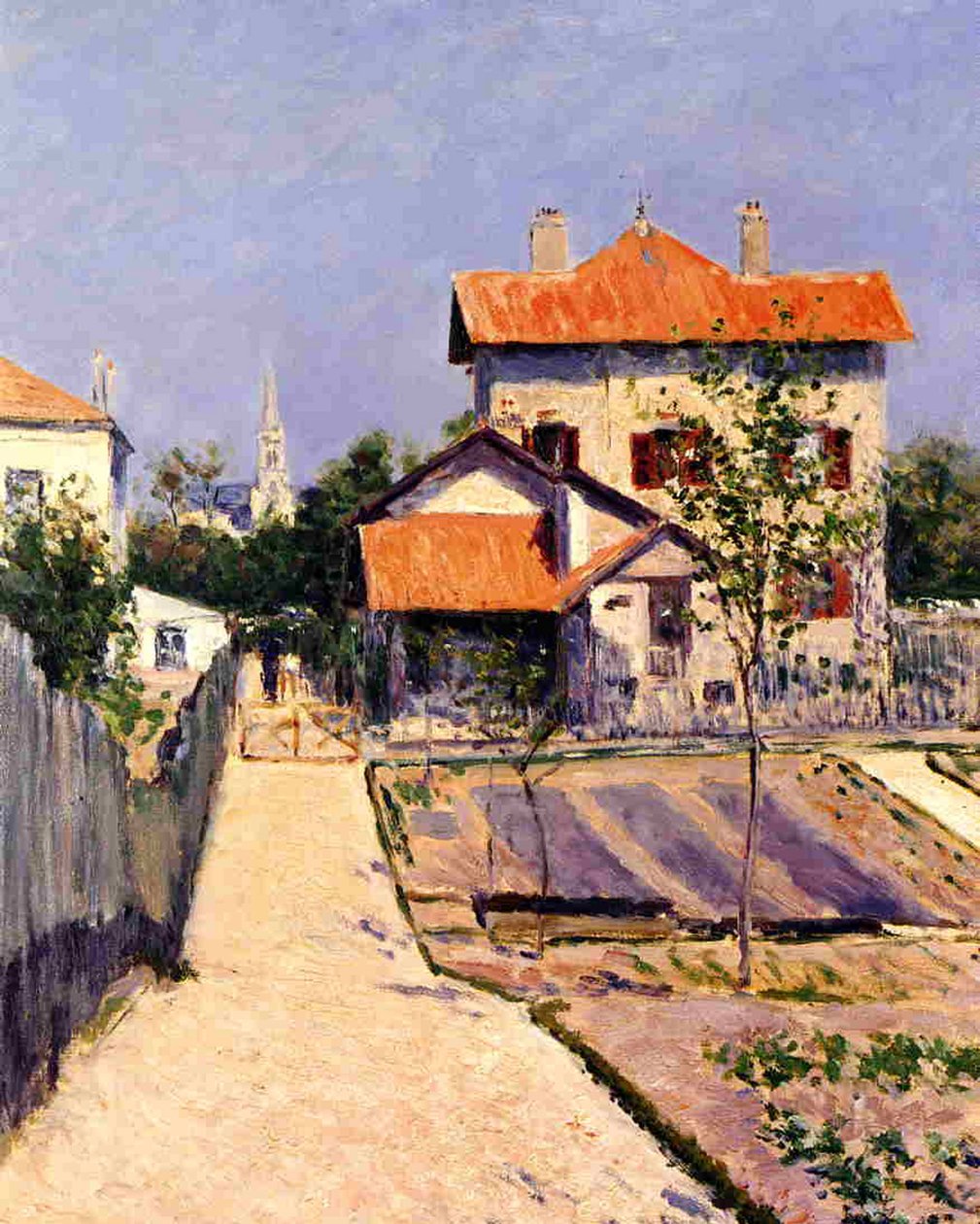 Dom Artysty w Yerres, ok. 1882 r. autorstwa Gustave Caillebotte