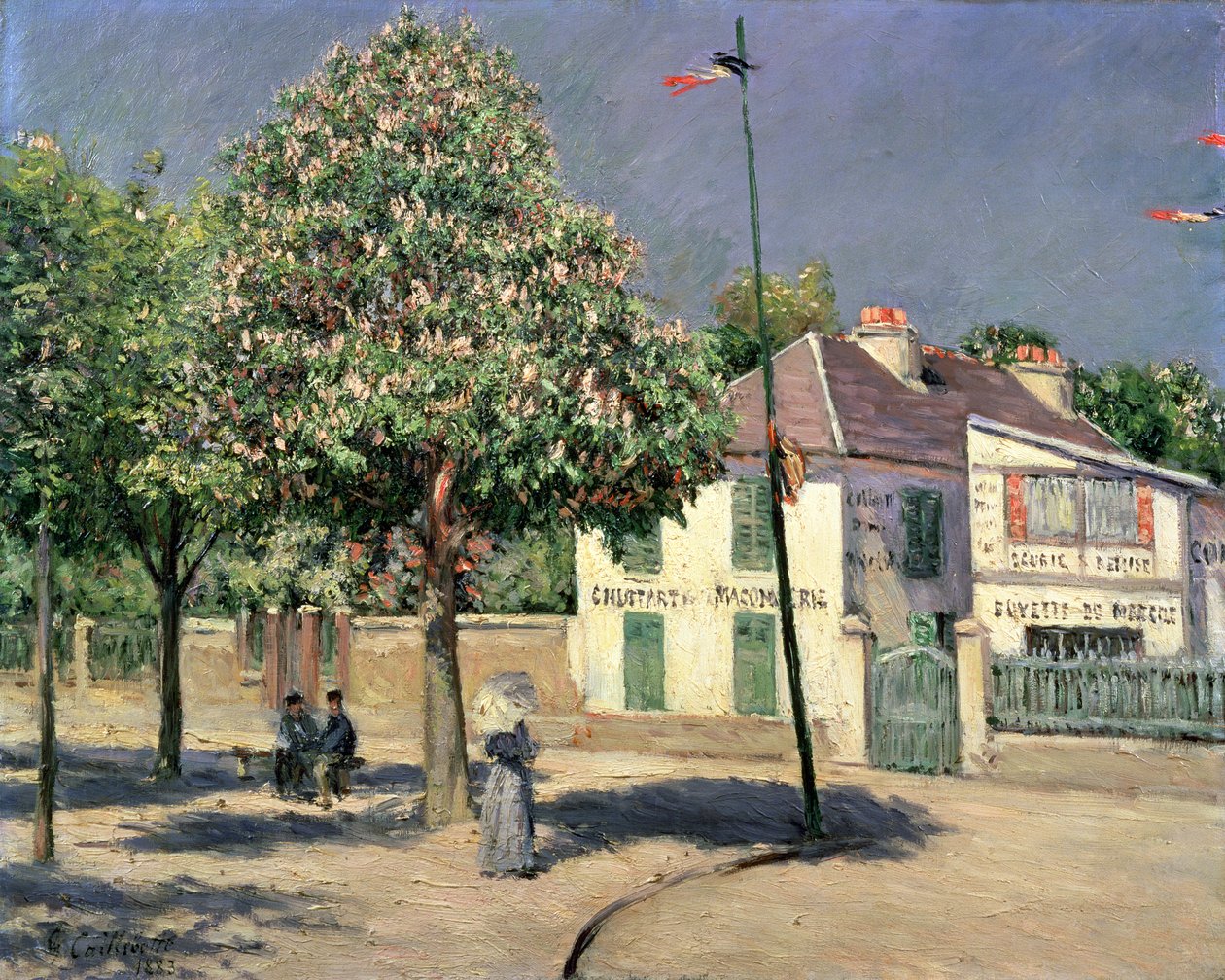 Spacer w Argenteuil, 1883 autorstwa Gustave Caillebotte