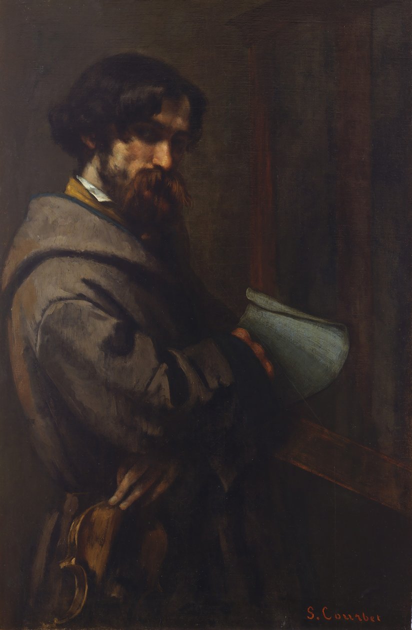 Alphonse Promayet 1822-1872, 1851. autorstwa Gustave Courbet