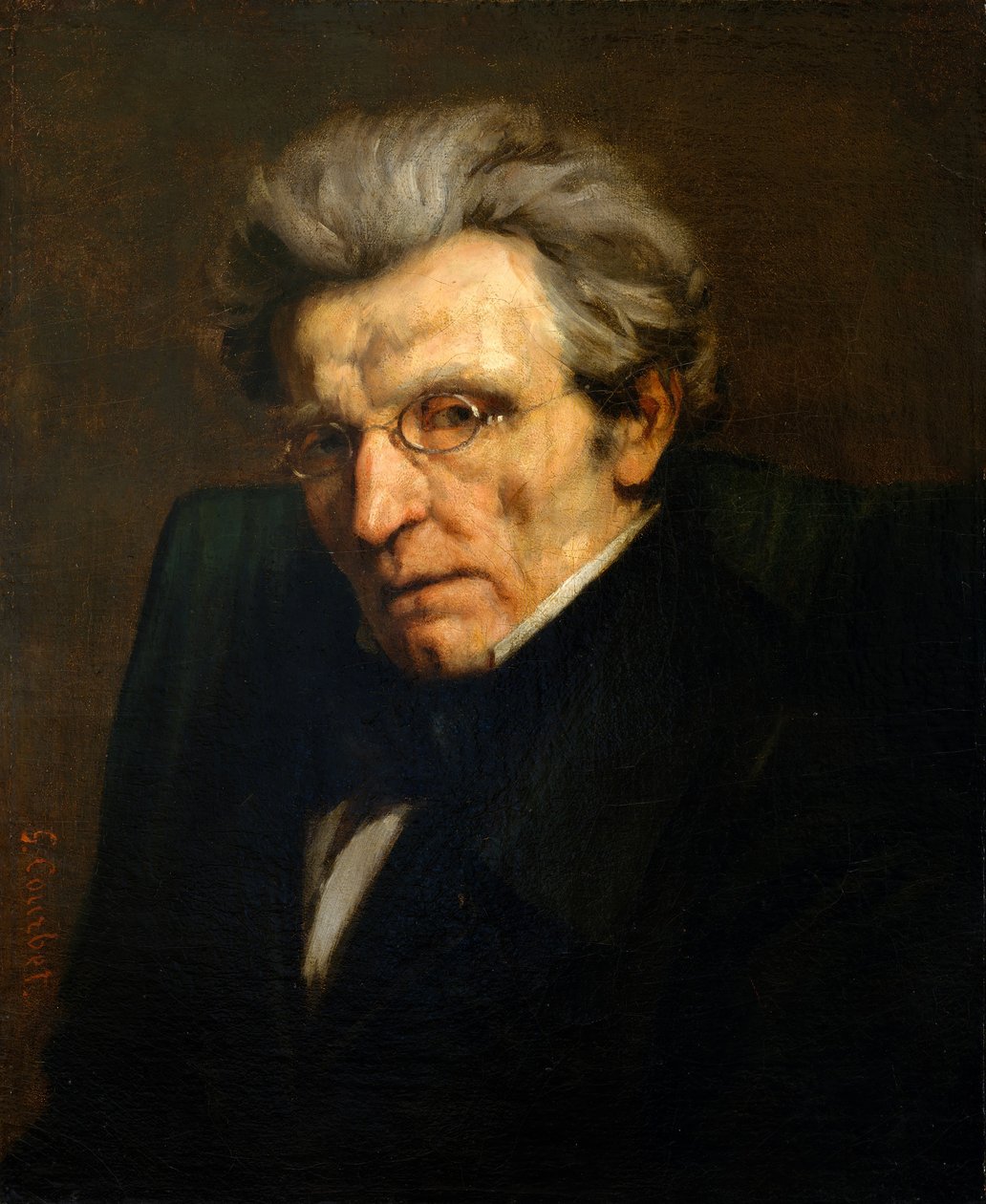 Karol Szwajcaria, 1861. autorstwa Gustave Courbet