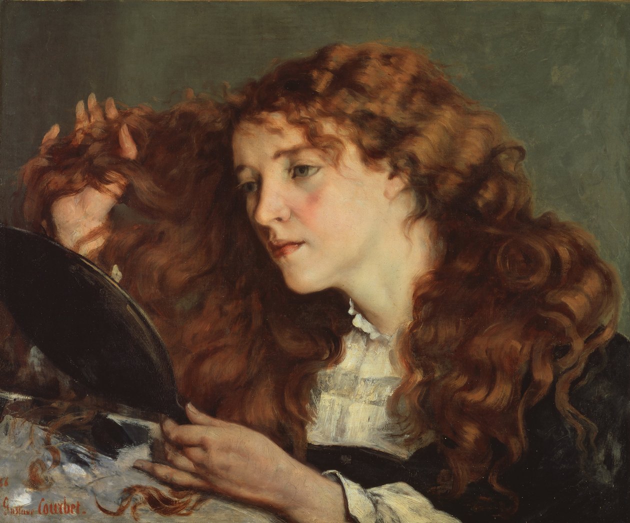 Irlandzka piękność autorstwa Gustave Courbet