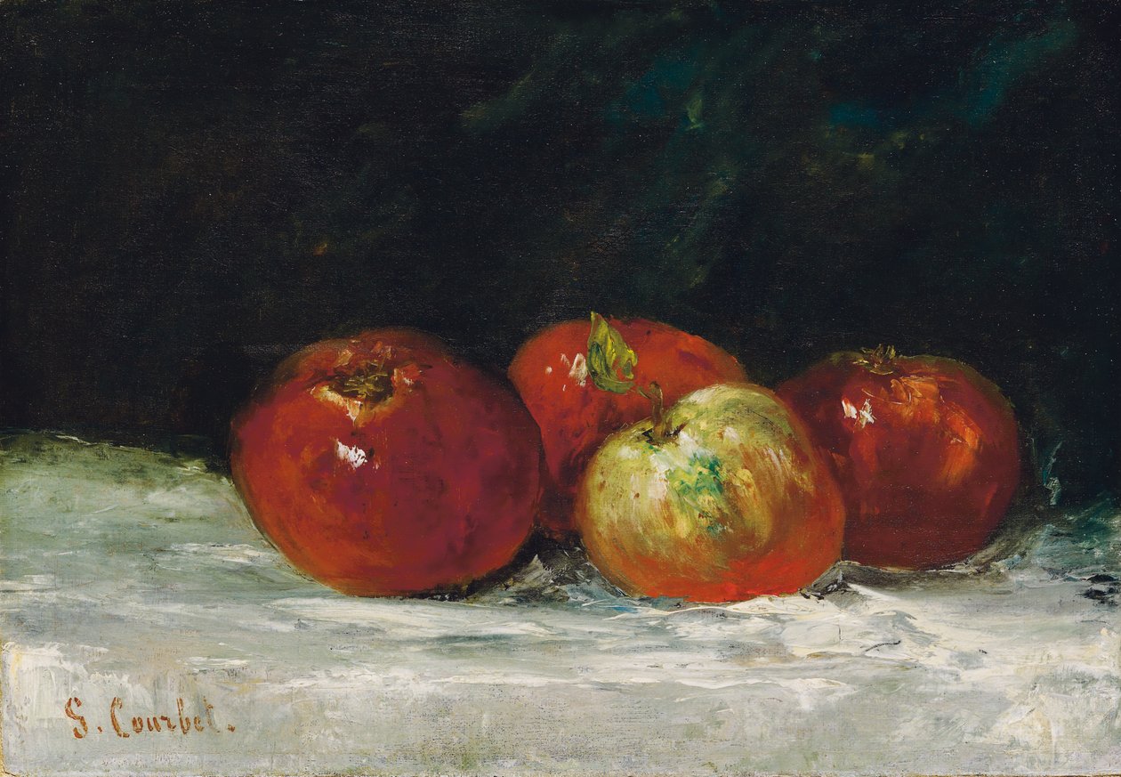 Czerwone Jabłka, 1872 autorstwa Gustave Courbet