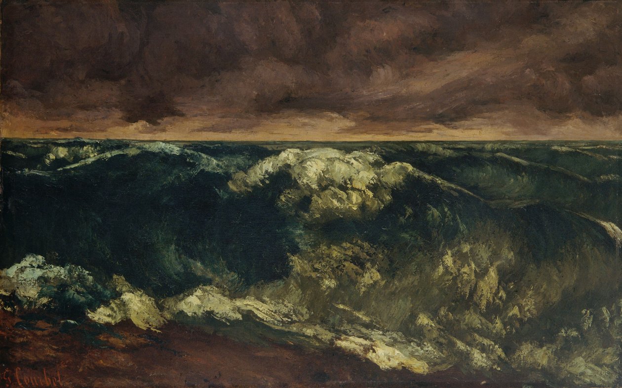 Surf Wave autorstwa Gustave Courbet