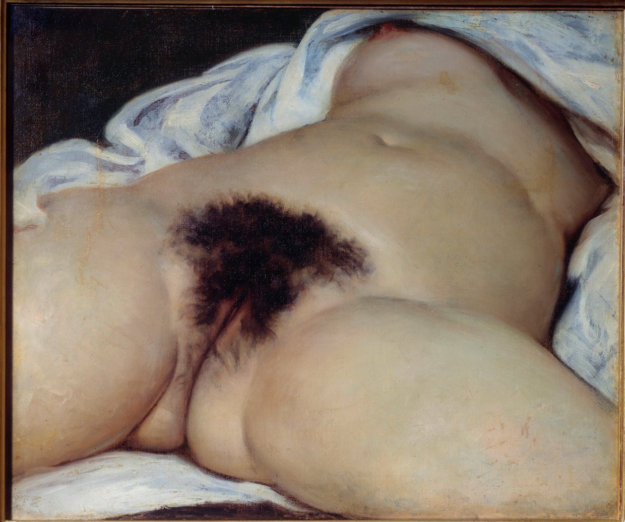 Pochodzenie świata autorstwa Gustave Courbet