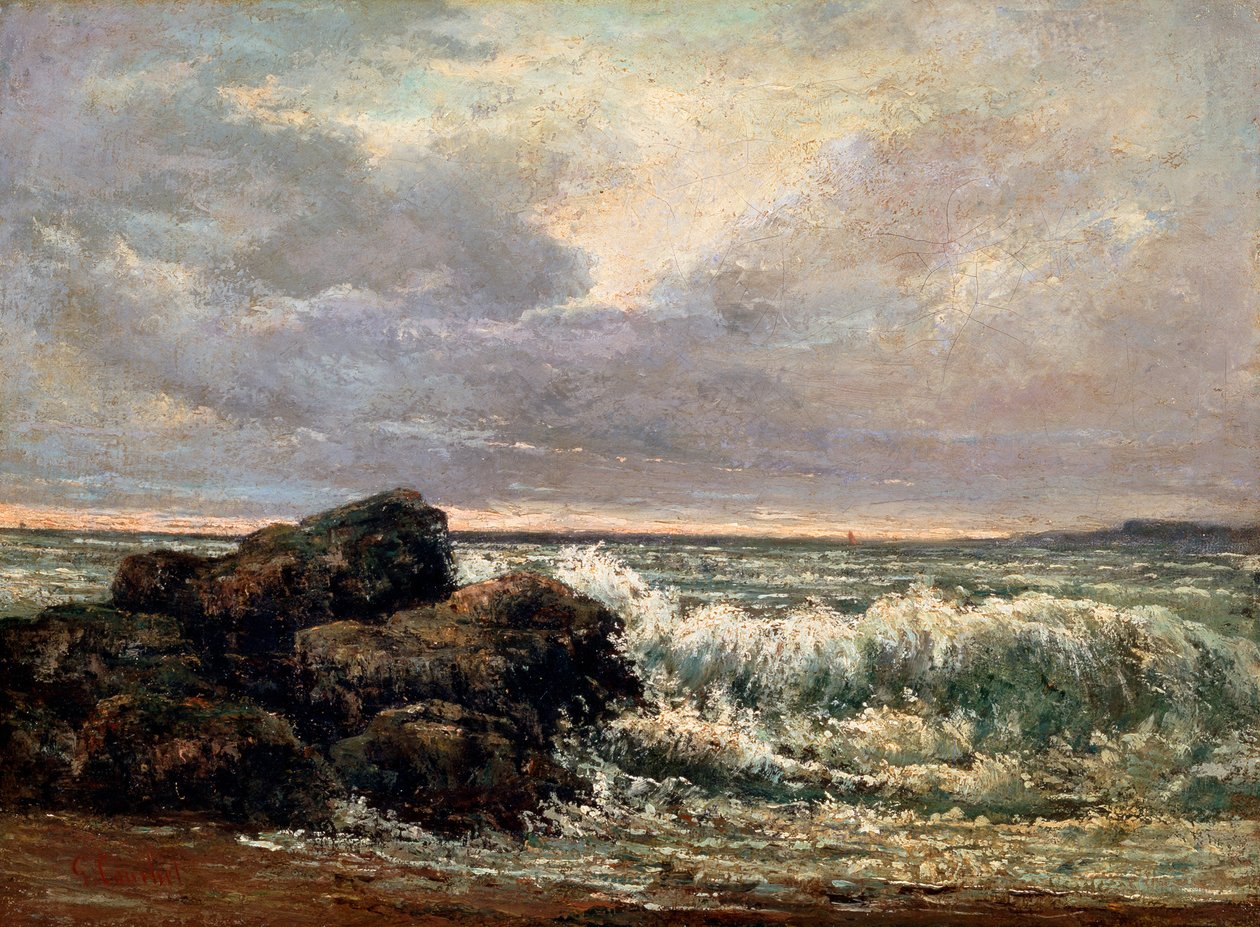 Fala, ok. 1870 r. autorstwa Gustave Courbet