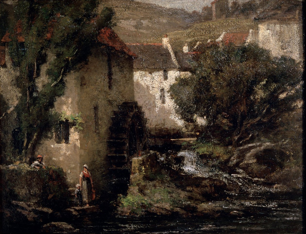Młyn wodny, XIX wiek. autorstwa Gustave Courbet