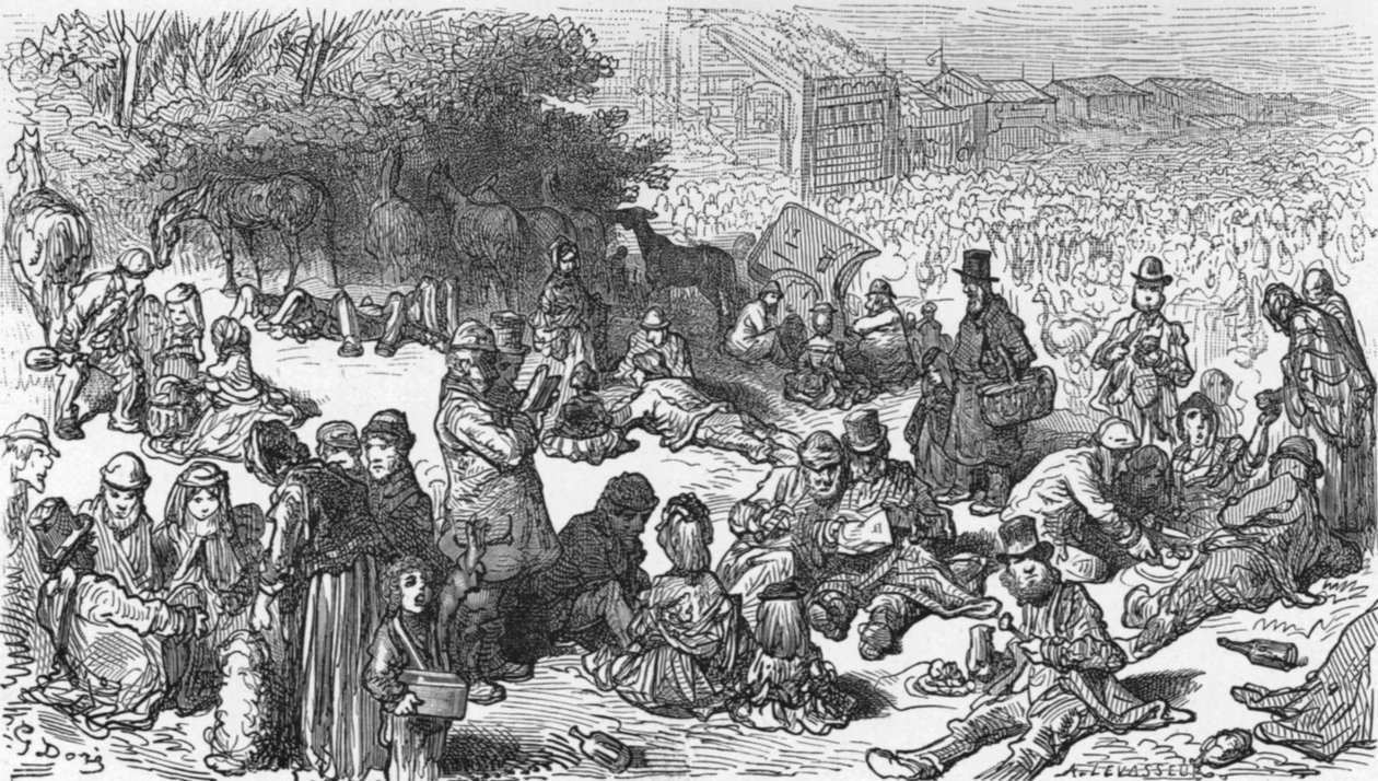 „Szkic o upadkach”, 1872. autorstwa Gustave Dore