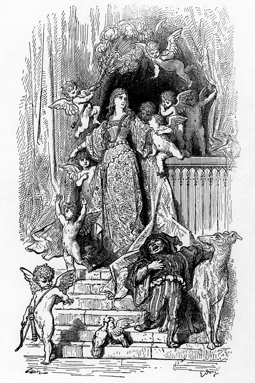 Alcina w jej chwale autorstwa Gustave Dore