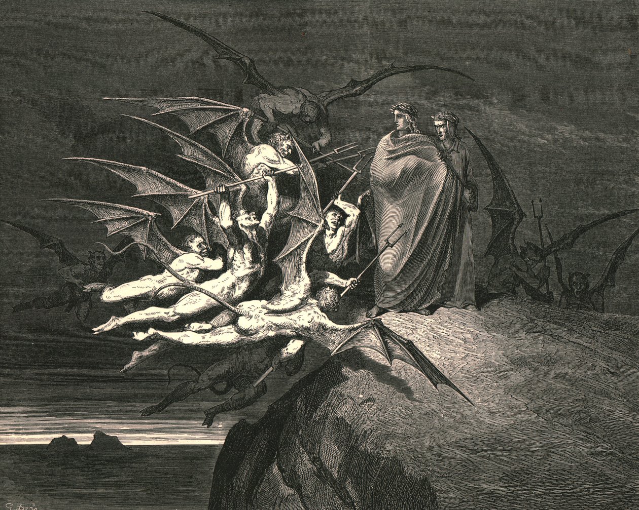 Nie bądźcie nikim z was oburzającym, c1890. autorstwa Gustave Dore