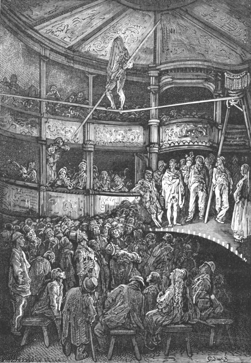 „Blondyn w Shoreditch”, 1872. autorstwa Gustave Dore