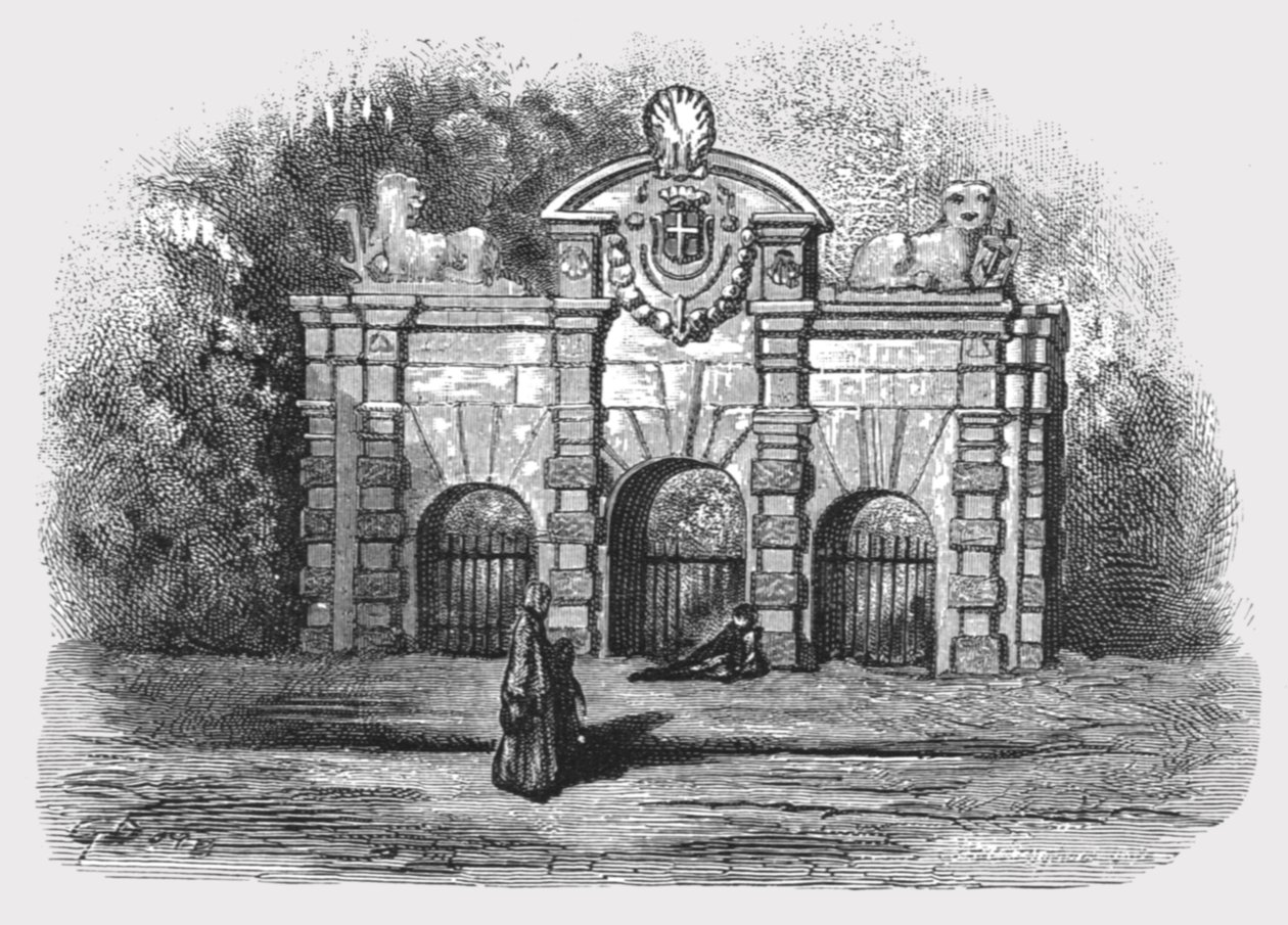 „Buckingham Gate”, 1872. autorstwa Gustave Dore