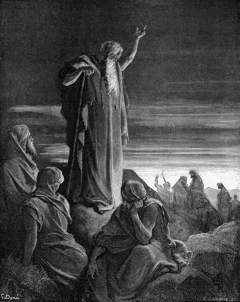 Ezechiel autorstwa Gustave Dore