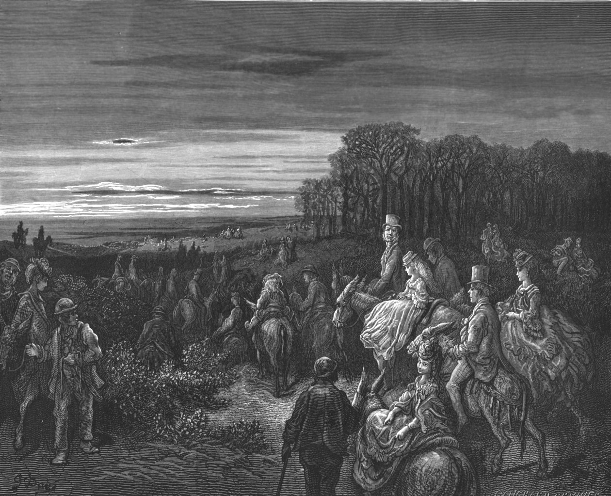 „Hampstead Heath”, 1872. autorstwa Gustave Dore