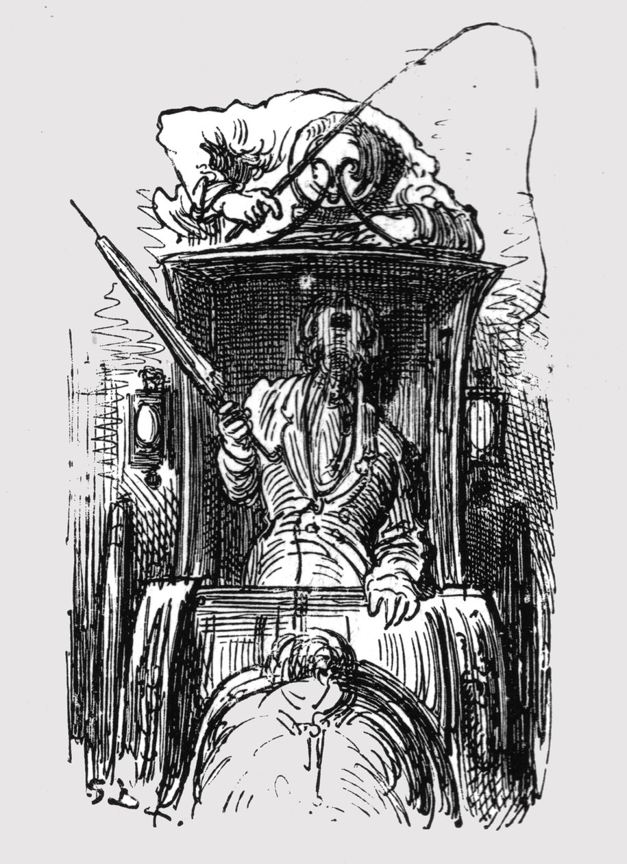 „Hans taksówka”, 1872. autorstwa Gustave Dore
