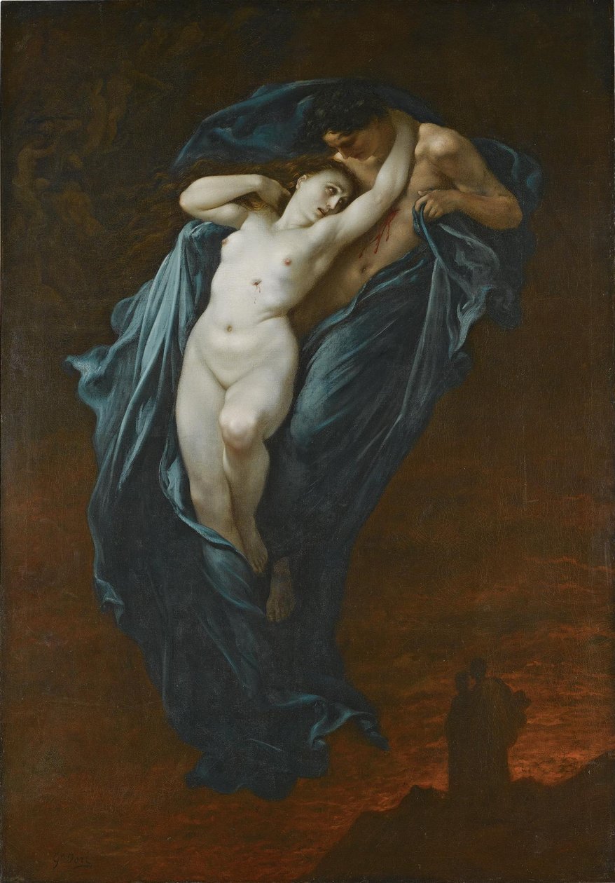 Paolo i Francesca autorstwa Gustave Dore