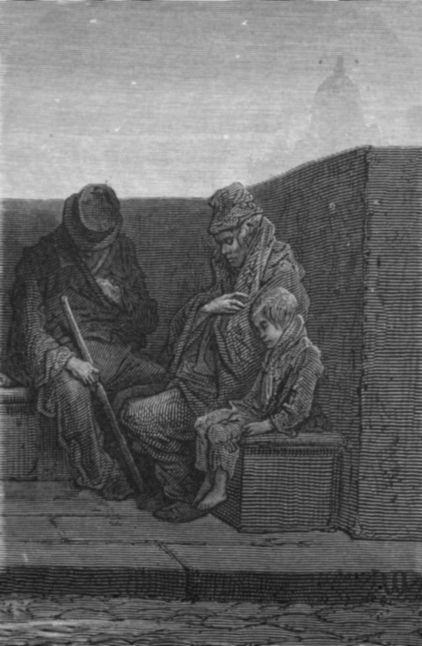 „Penny Gaff Frequenters”, 1872. autorstwa Gustave Dore