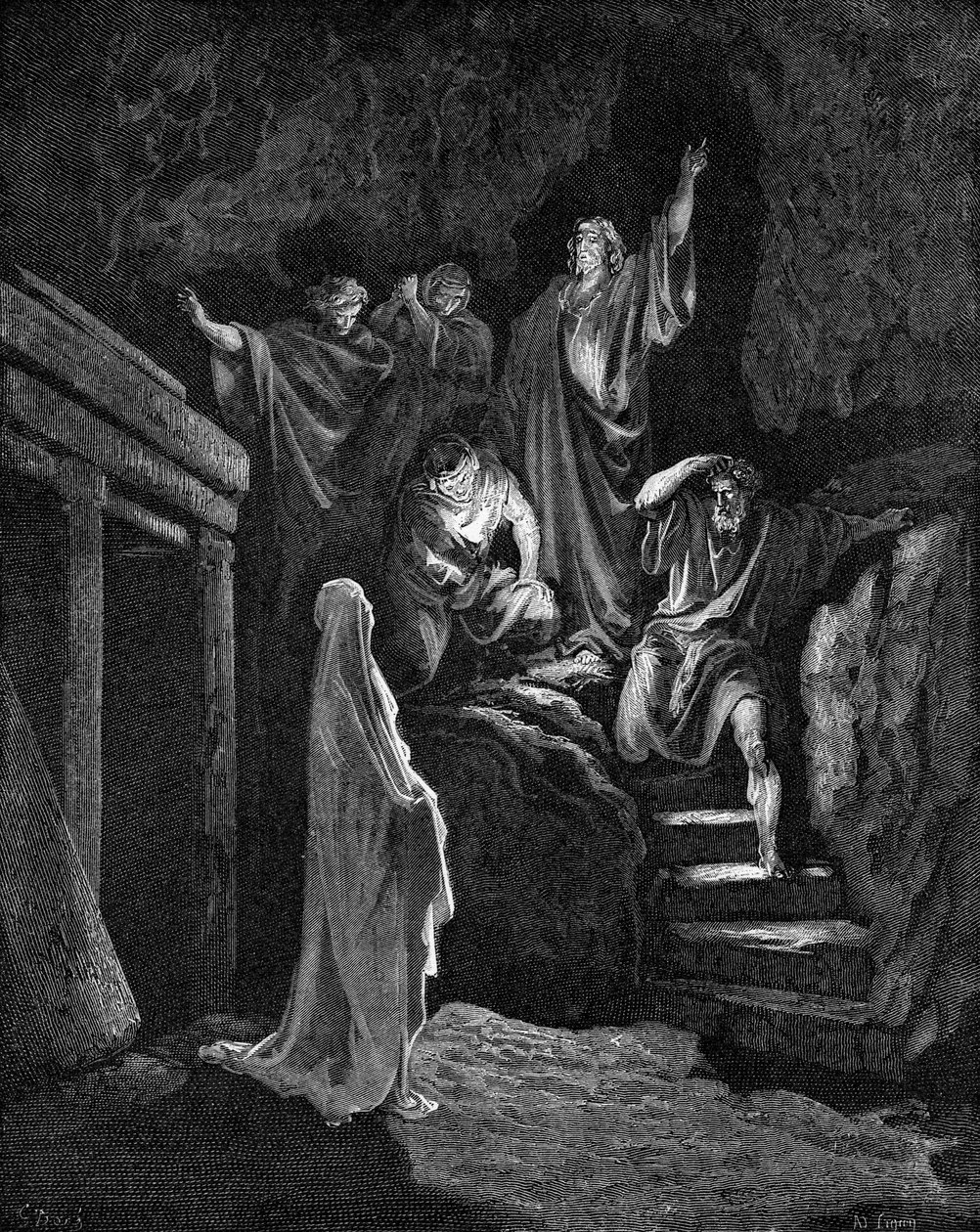 Zmartwychwstanie Łazarza autorstwa Gustave Dore