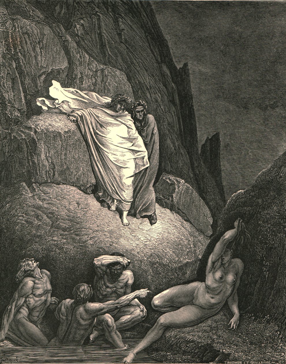 Tajowie to ta nierządnica, ok. 1890 r. autorstwa Gustave Dore