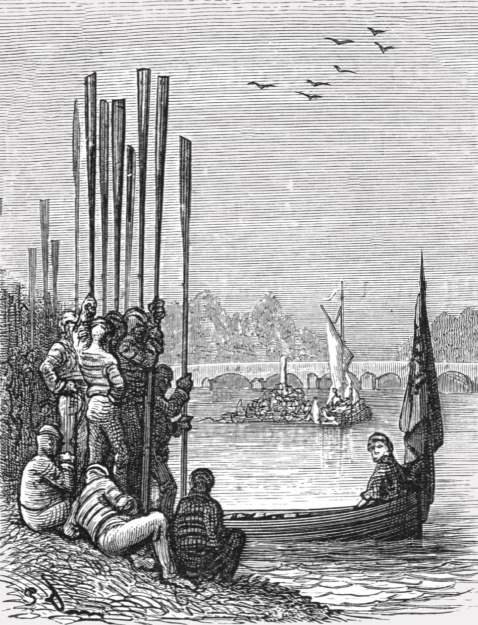 „Załogi”, 1872. autorstwa Gustave Dore