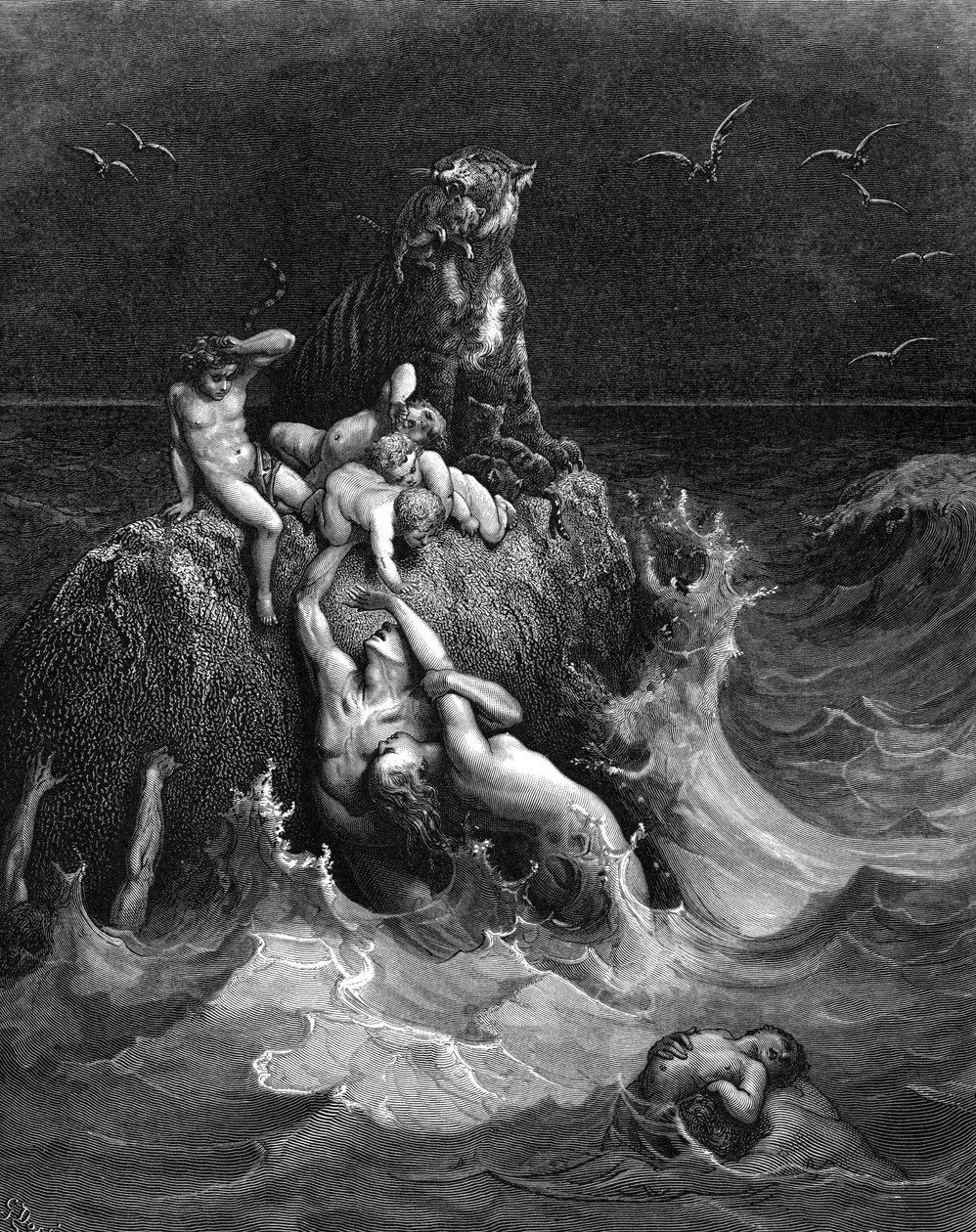 „Potop”, 1866 r. autorstwa Gustave Dore