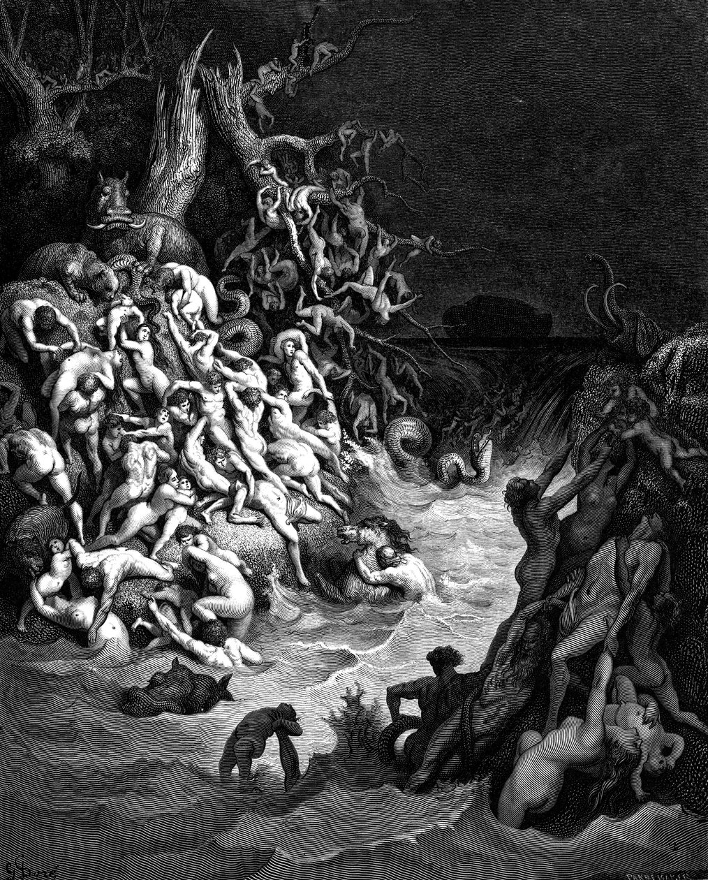 Potop, 1866 autorstwa Gustave Dore