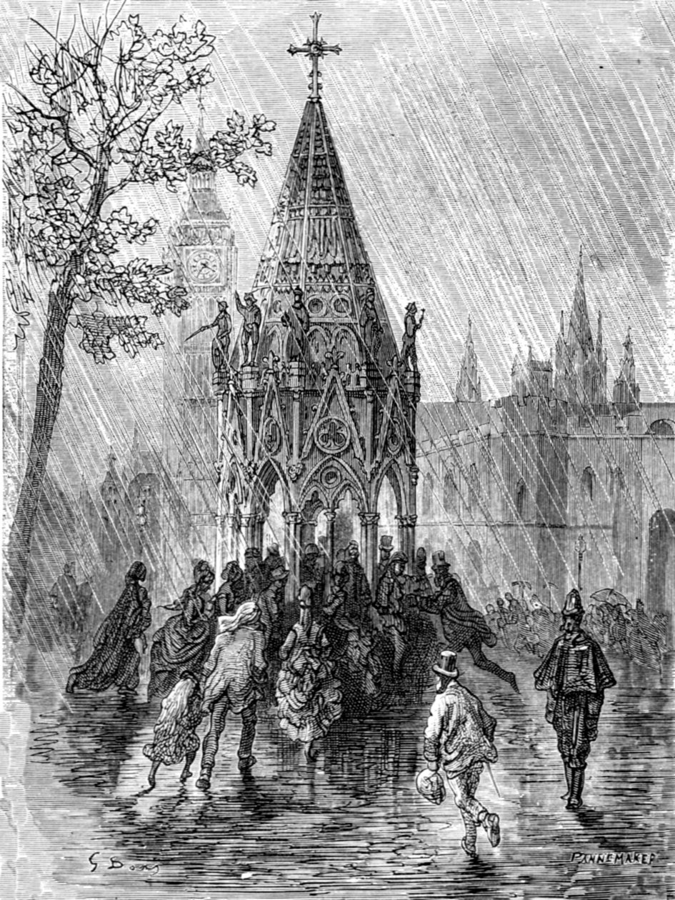 „Fontanna – szerokie sanktuarium”, 1872. autorstwa Gustave Dore