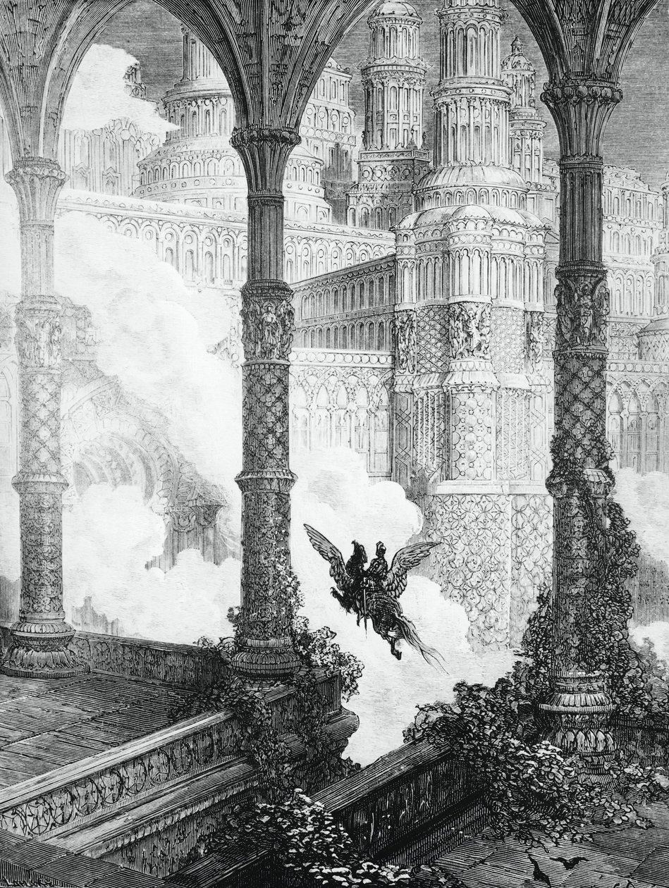 Szał Orlando autorstwa Gustave Dore
