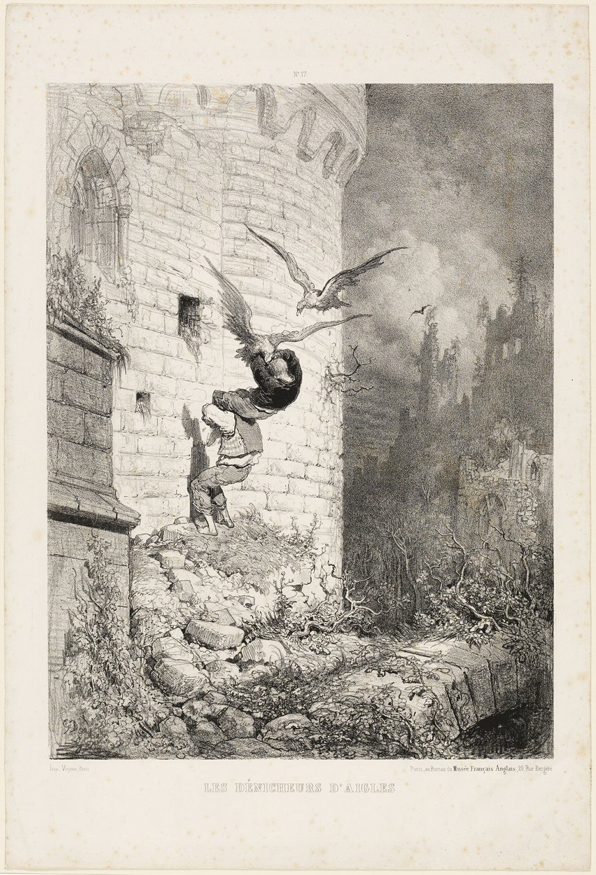 Łowcy orlich gniazd autorstwa Gustave Dore