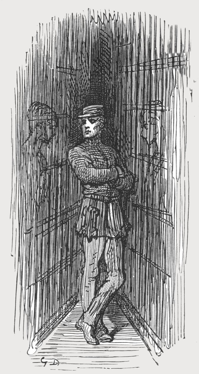 „Pod klucz”, 1872. autorstwa Gustave Dore