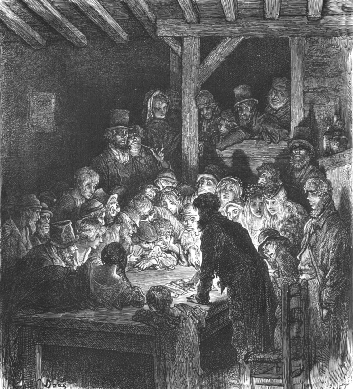 „Złodzieje hazardu”, 1872. autorstwa Gustave Dore
