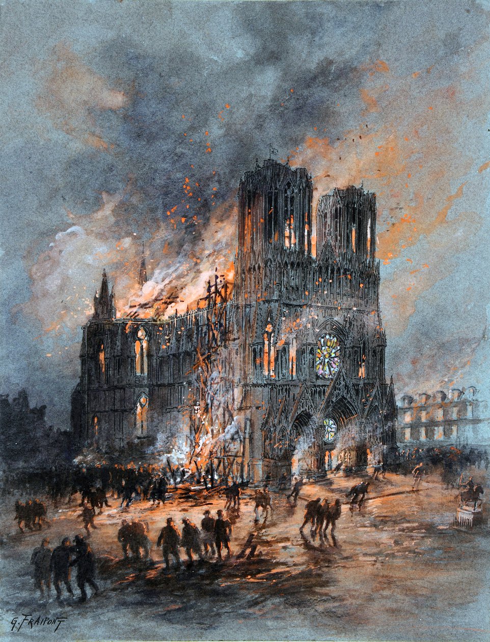 Nieznany obraz autorstwa Gustave Fraipont