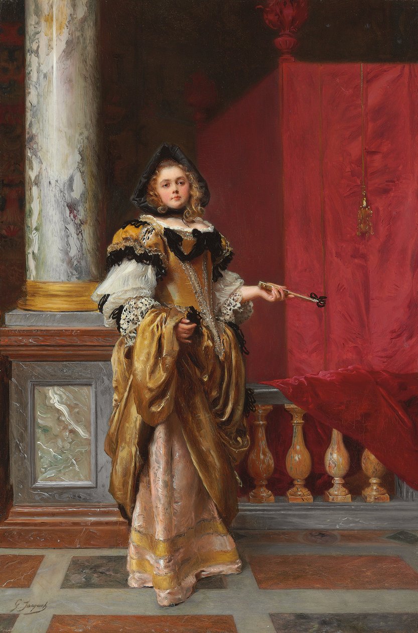 Przybycie na bal autorstwa Gustave Jacquet
