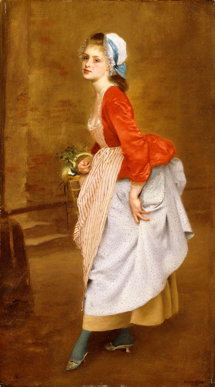 Pokojówka, 1872 autorstwa Gustave Jacquet
