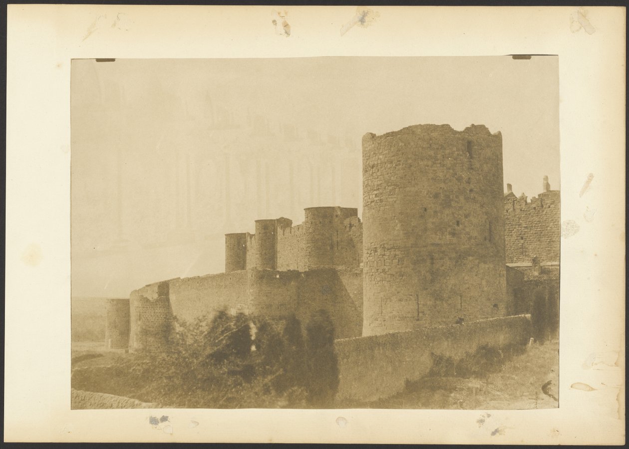 [Wały Carcassone] autorstwa Gustave Le Gray