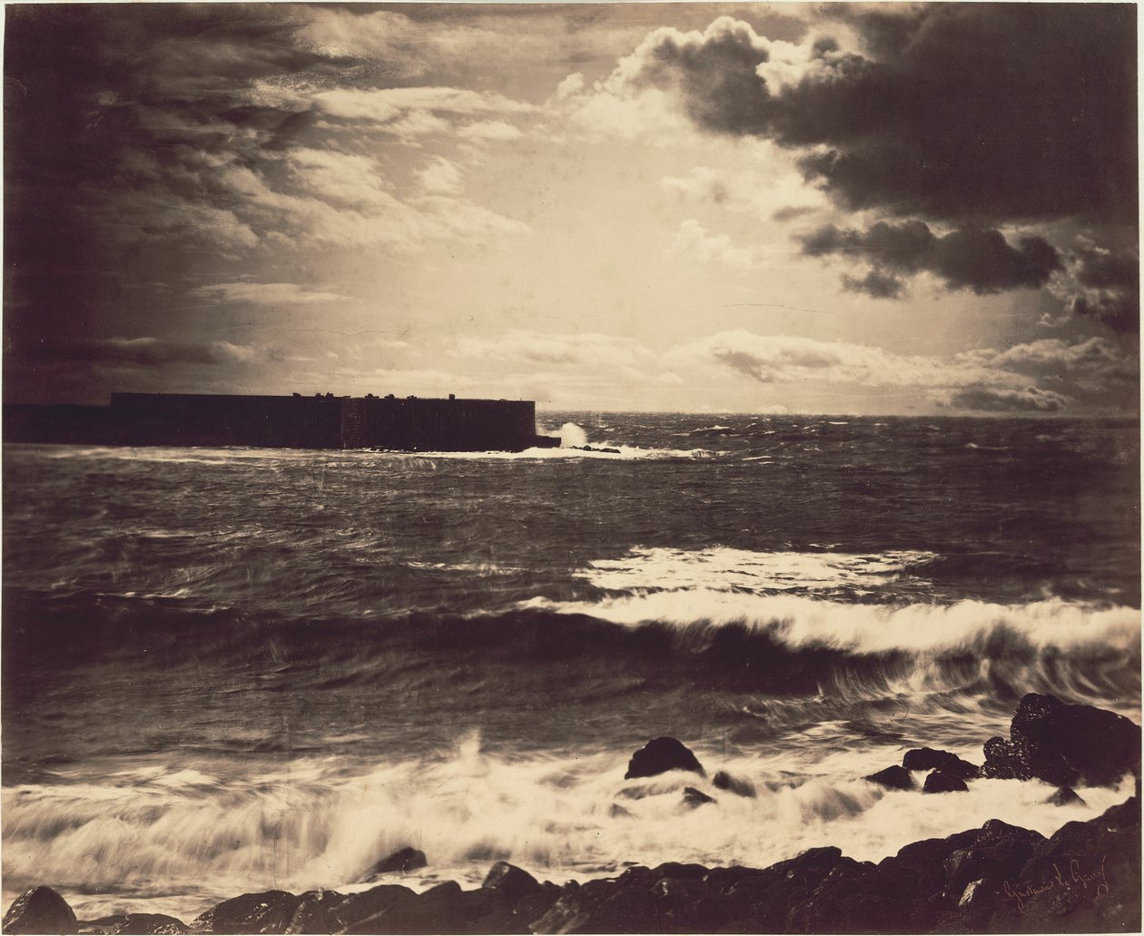 Wielka fala, Sete, 1857. autorstwa Gustave Le Gray